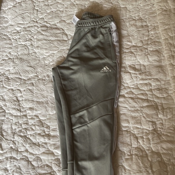 COPY - Adidas Grey Joggers with Zip Detail - Picture 7 of 7